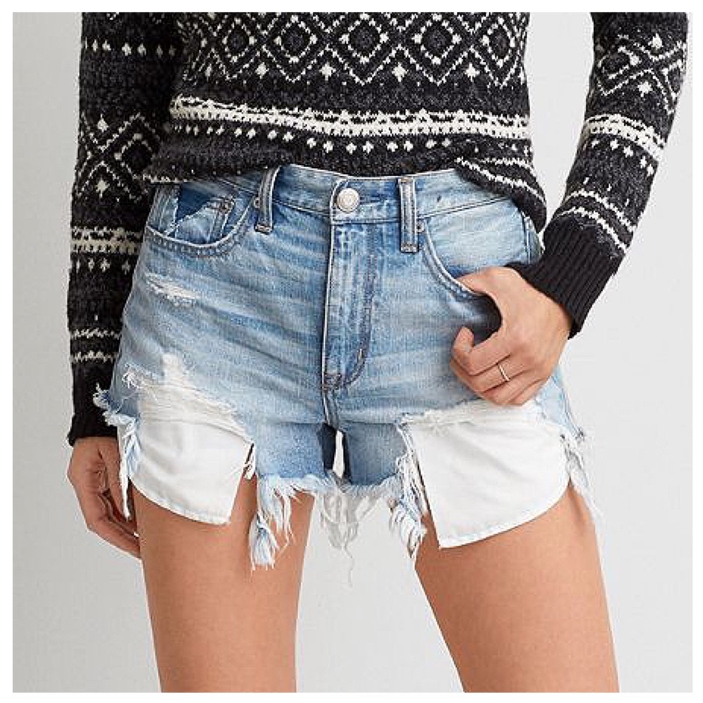 AE Vintage Hi-Rise Festival Shorts 4